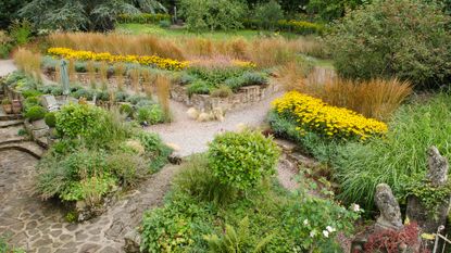 garden planted for year round interest