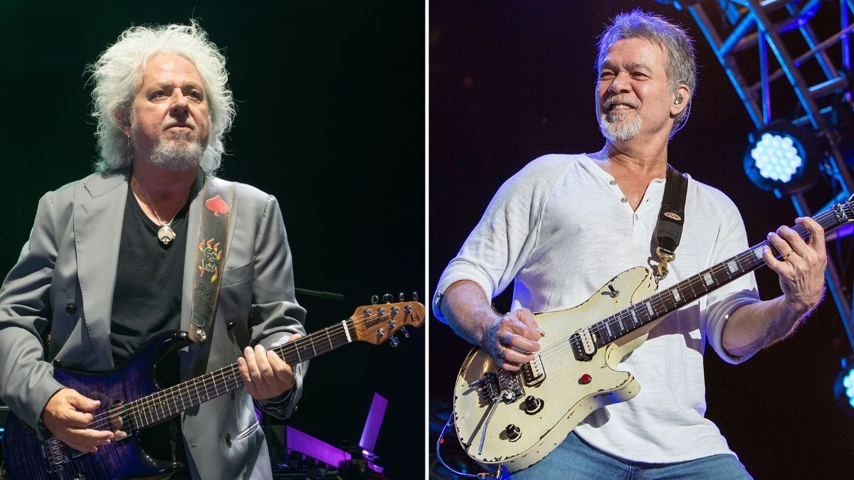 Steve Lukather and Eddie Van Halen