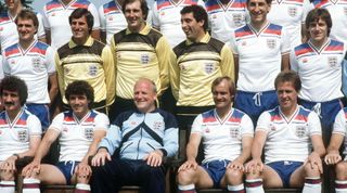 England squad photo for the 1982 World Cup