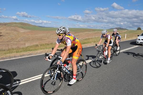 Brielle Carlton (Bundaberg Sugar Sweet As) comfortable with the pace.