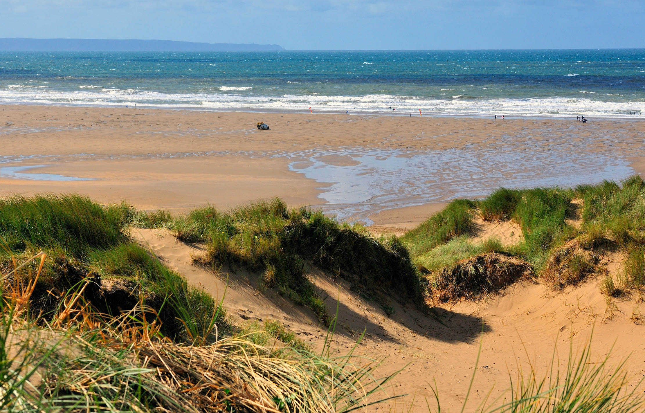 North Devons famous surfing beach at Croyde