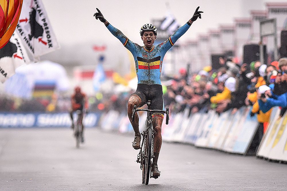 Wout Van Aert (Belgium) wins the 2016 UCI Cyclo-cross World Championships