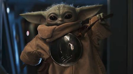 Grogu in Star Wars: The Mandalorian and Grogu trailer
