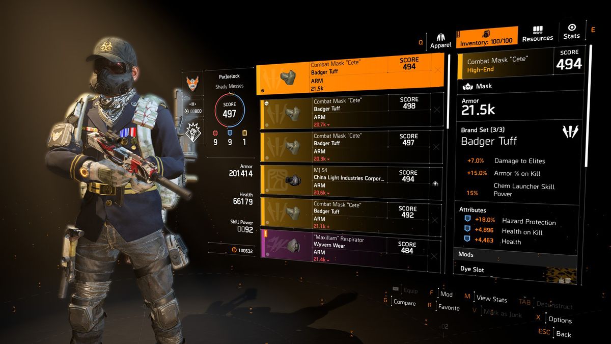 Division 2 mods explained - how to unlock mods, power requirements, unlocks  and more