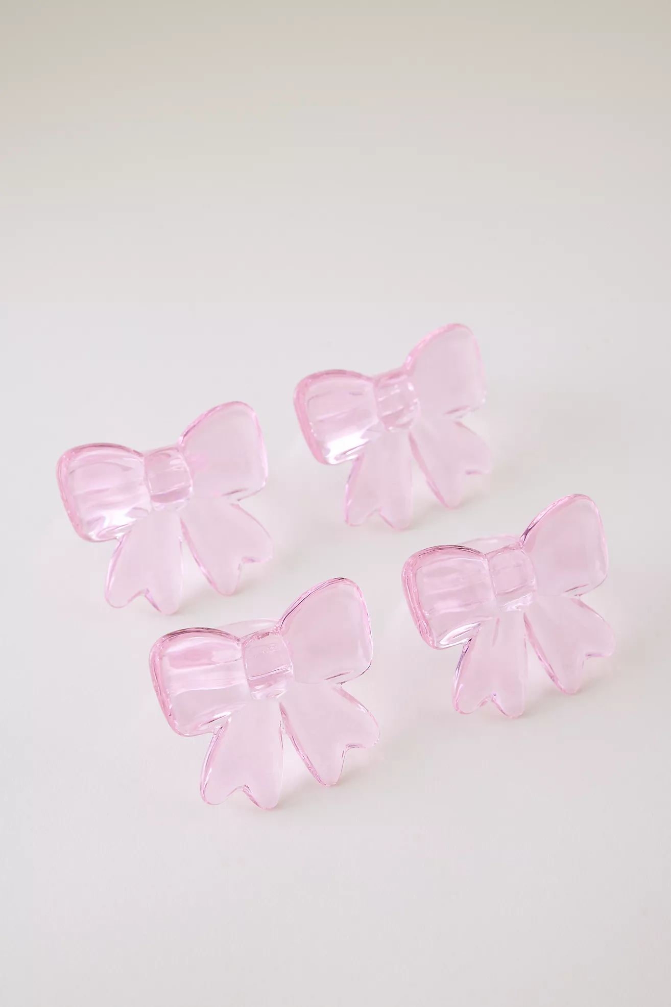 Lepelclub Bow Napkin Rings, Set of 4