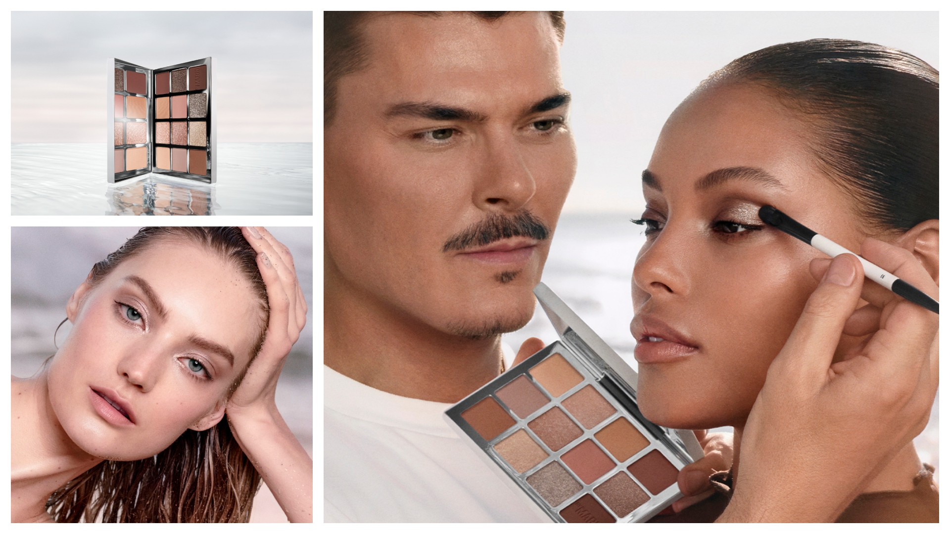 collage of makeup by mario ethereal eyes palette