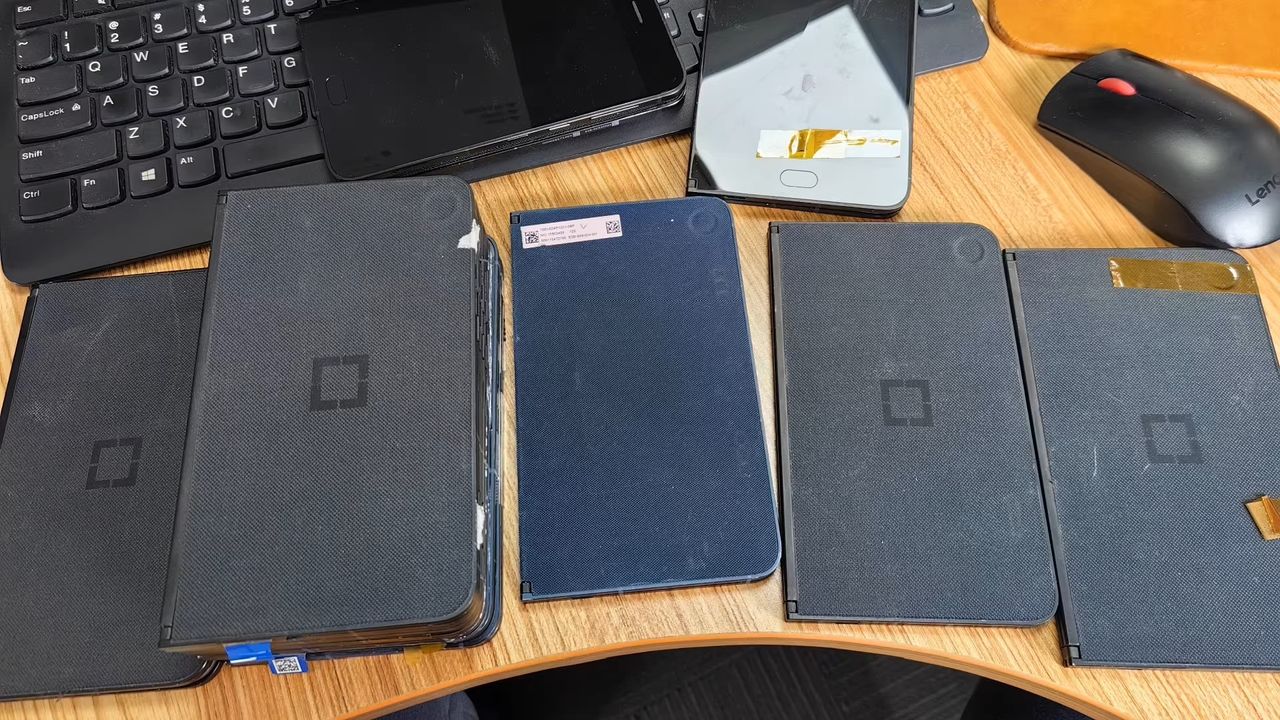 Prototype dual-screen smartphone by Microsoft