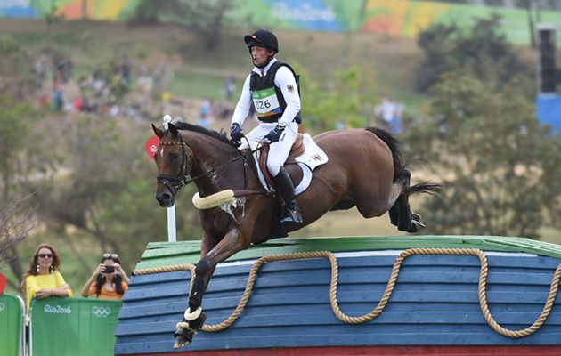 Michael Jung GER riding La Biosthetique Sam FBW at the Rio Olympics.