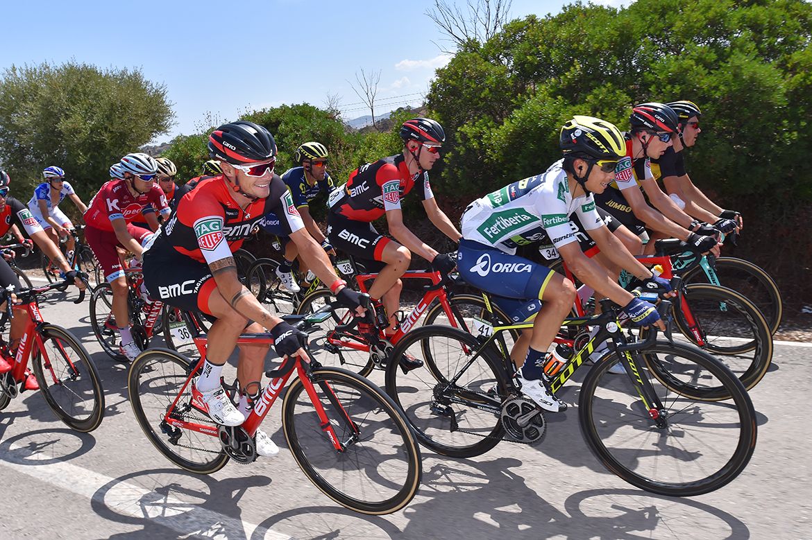 Smiles from Nicolas Roche and Esteban Chaves
