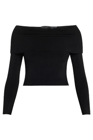 Alice + Olivia Dolan Foldover Long-Sleeve Pullover (Was $330) 