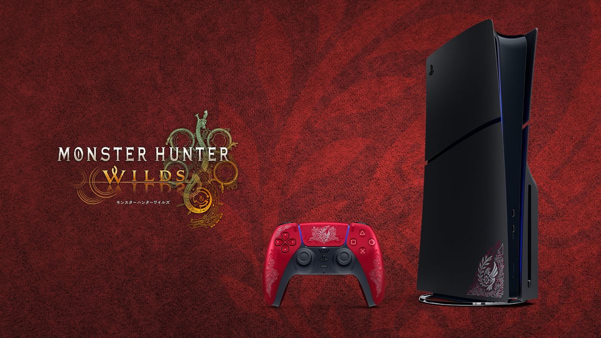 Monster Hunter Wilds DualSense and PS5 Slim faceplates