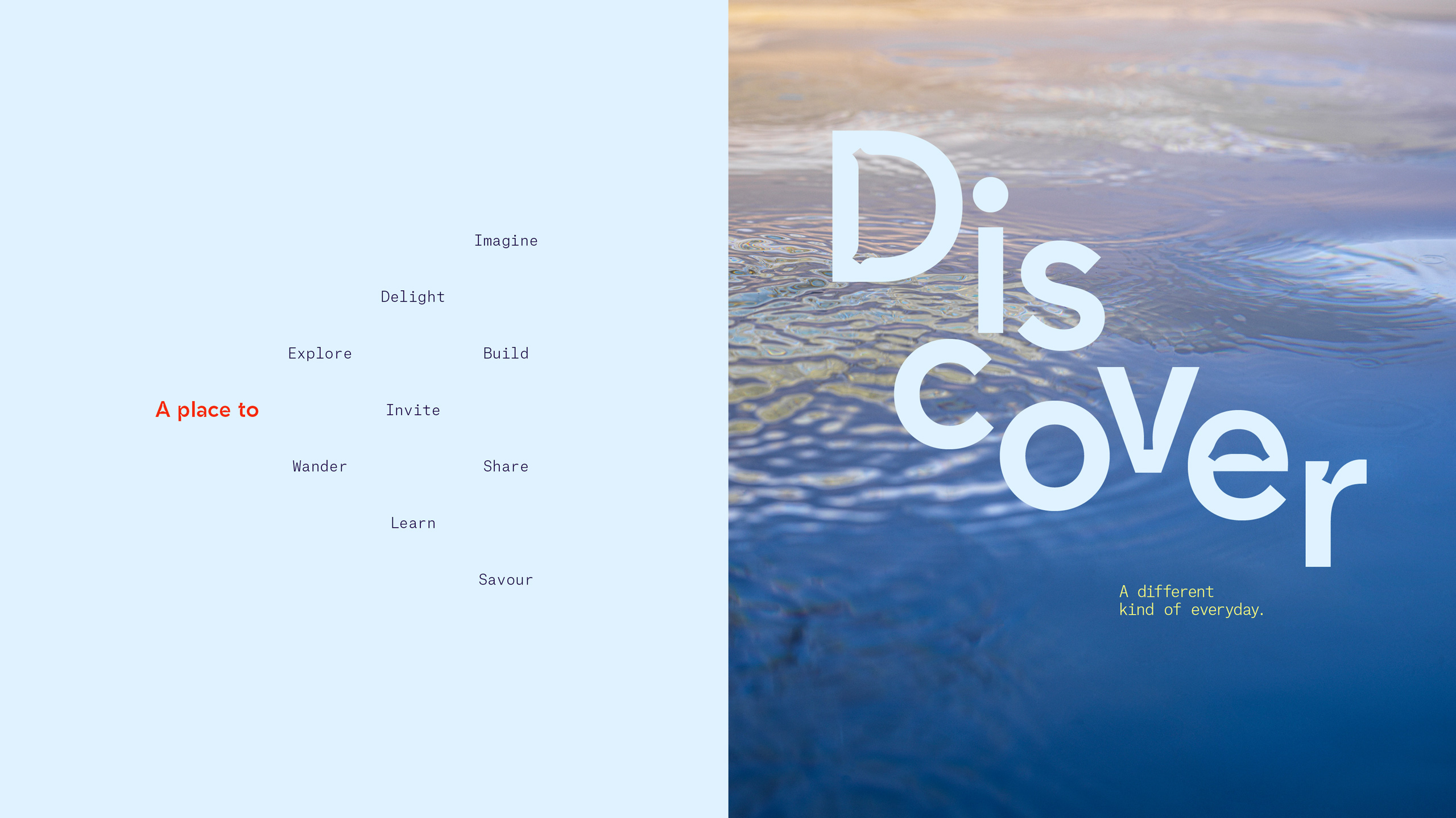 DixonBaxi's brand for Paddington Central, words showing off the typefaces