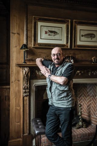 Portrait Of The Artist: Ian Anderson at his home.
