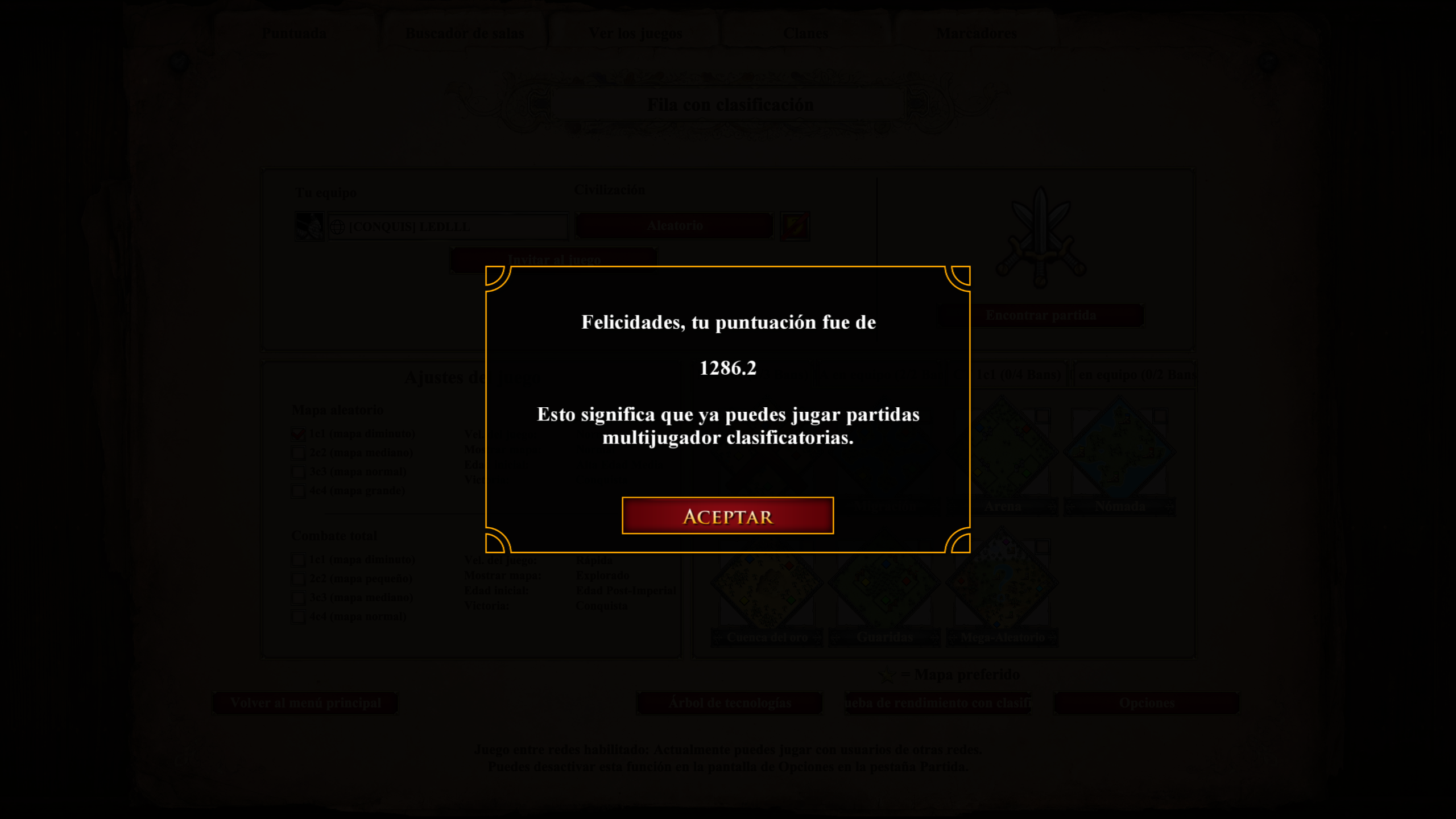 HP OMEN 30L Prueba rendimiento Age of empires