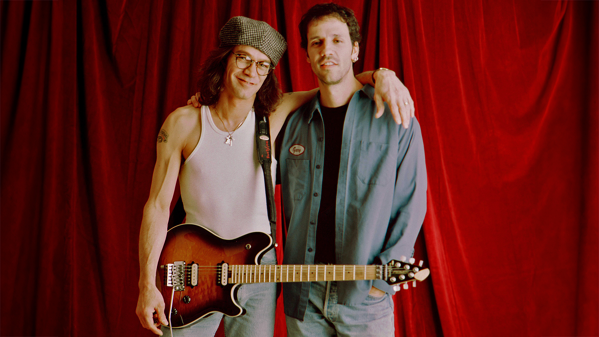 Eddie Van Halen and Gary Cherone 1995
