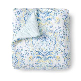 Martha Stewart Yasmin Duvet against a white background.