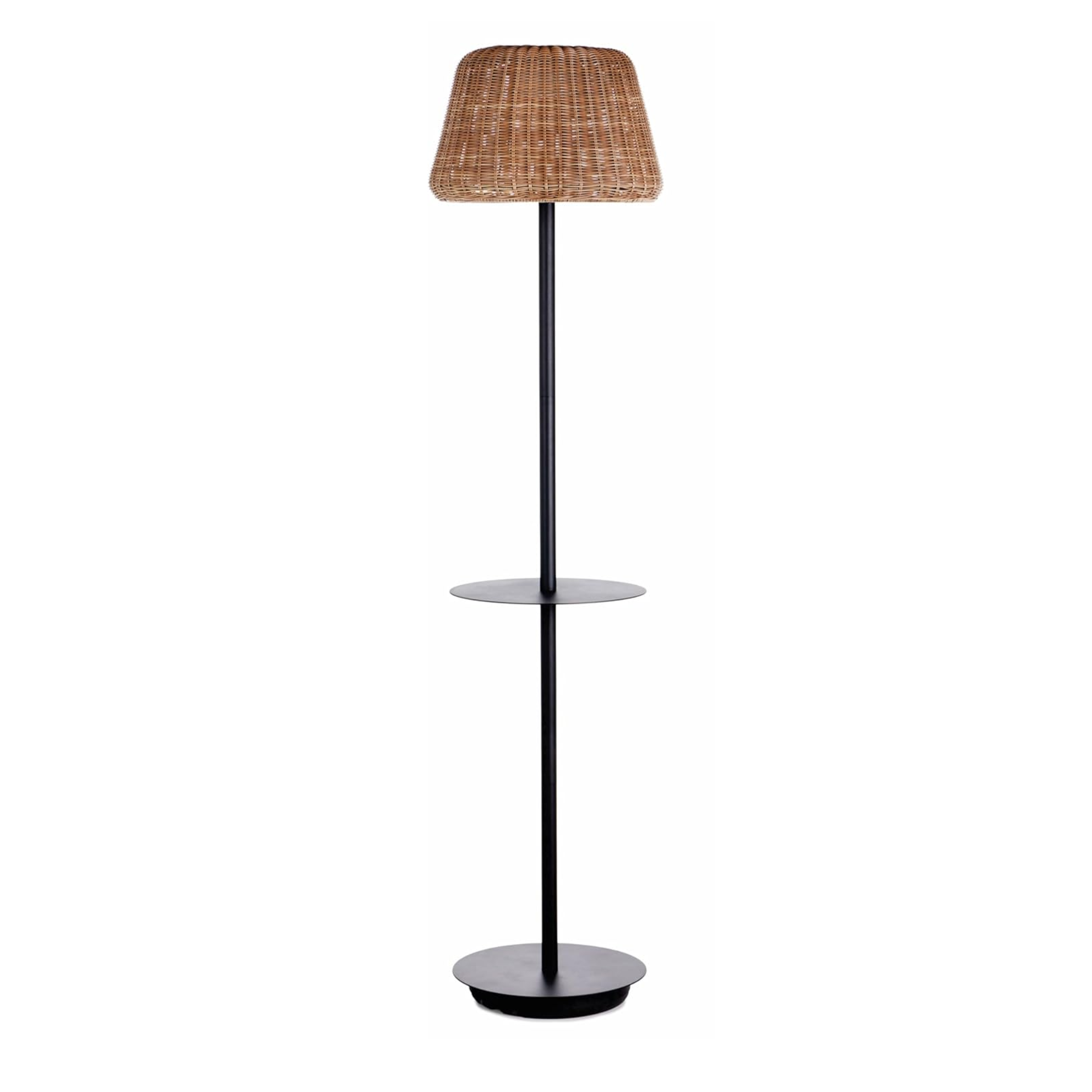 an outdoor floor lamp