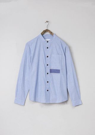 Renewed Jasper Chambray Shirt Size M (002) | Chambray Blue