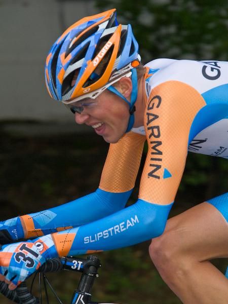 The technical nature of the course forced riders to dig deep.