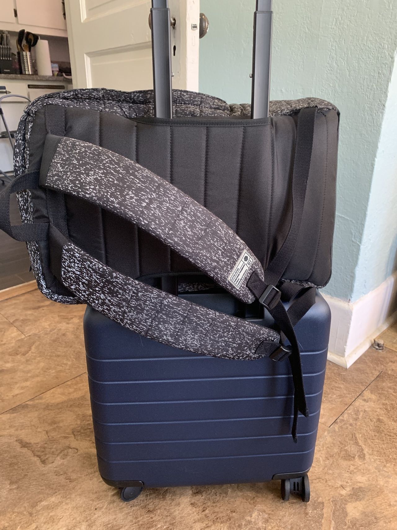 HEX Patrol Backpack back on carry-on