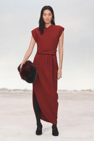 Asymmetric Draped Dress - Limited Edition