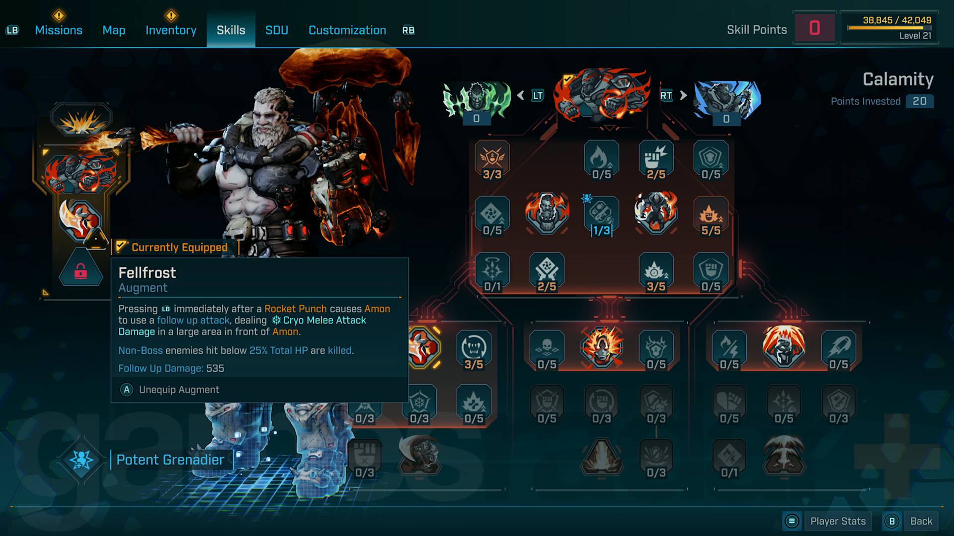 Borderlands 4 characters Amon augment slot