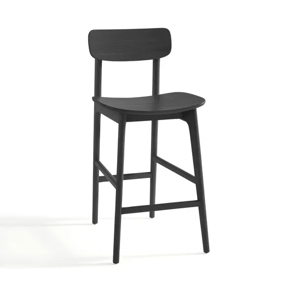 Black bar stool
