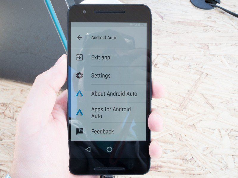 Android Auto on the phone