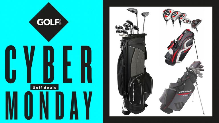 Cyber Monday golf sets main image featuring three sets