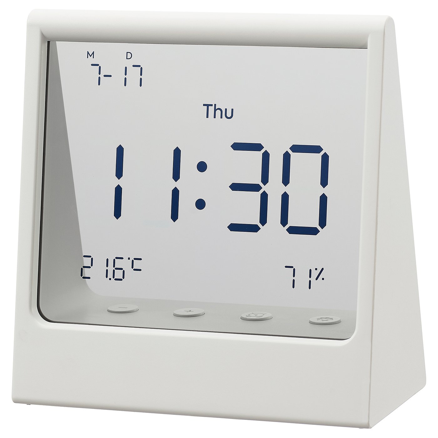R&amp;Ouml;dbena Alarm Clock With Hygro-/thermometer 10x11x5 Cm