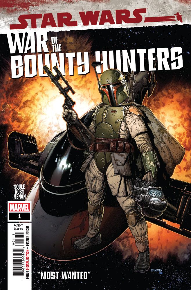 Boba Fett gets more than he bargained for in the new Marvel comics series "Star Wars: War of the Bounty Hunters."