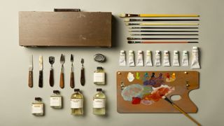 Oil painting supplies