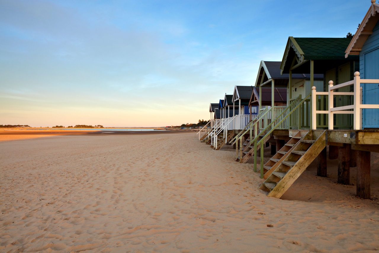 Beach huts at Wells next the Sea, Norfolk. It&#039;s not hard to see the appeal...