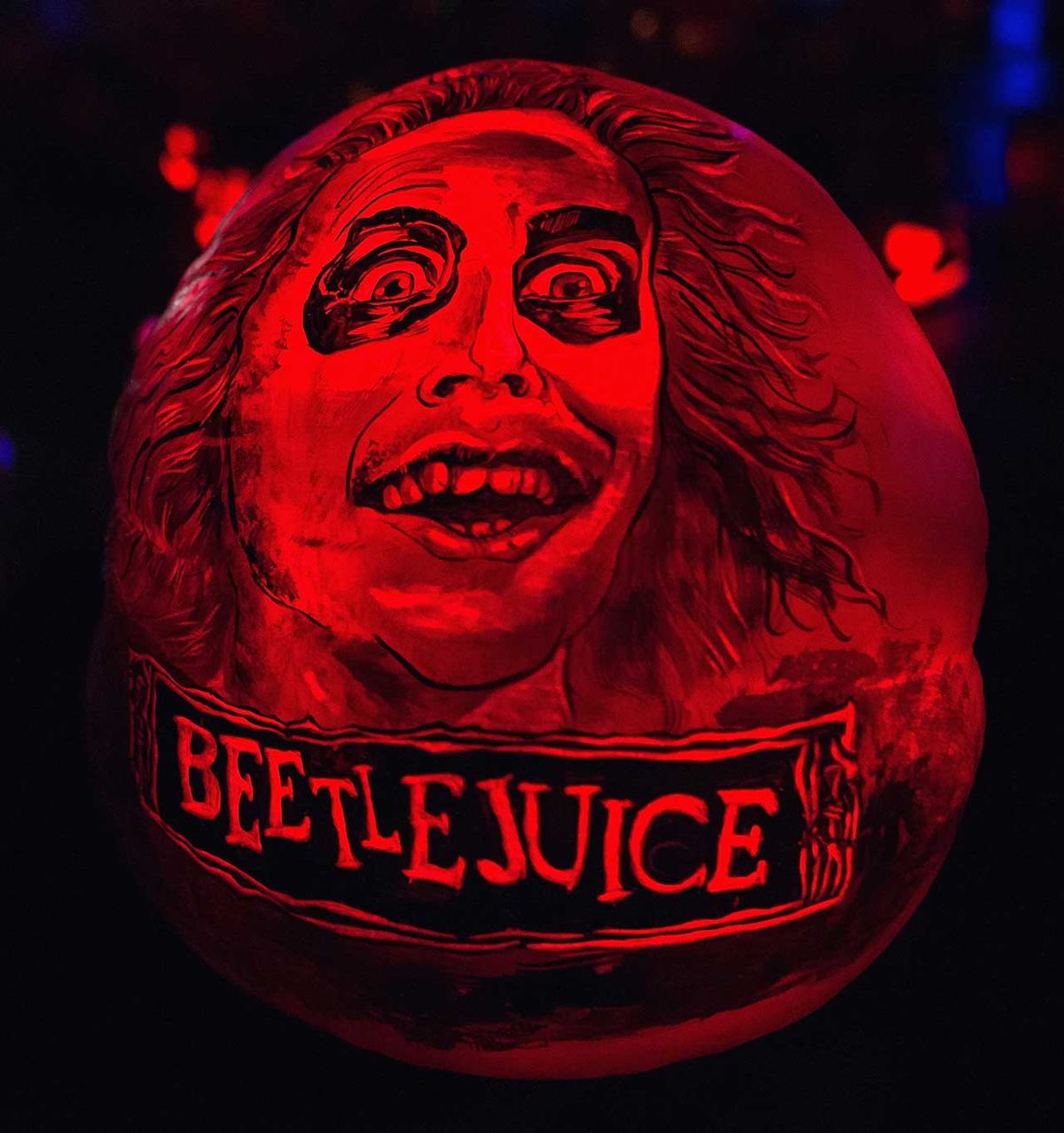 Another icon of metal culture, everyone's favourite bio-exorcist has been the subject of countless Halloween costumes since his 1988 inception, and now he's staring at us from a spherical squash.
