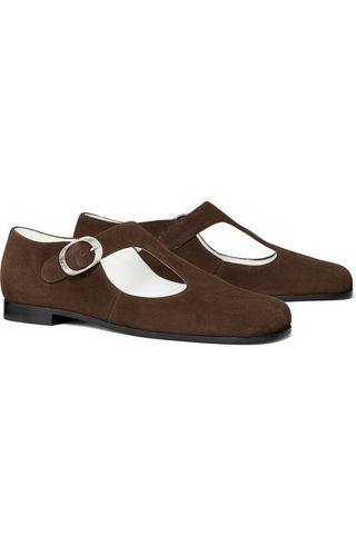 Violet T-Strap Flat