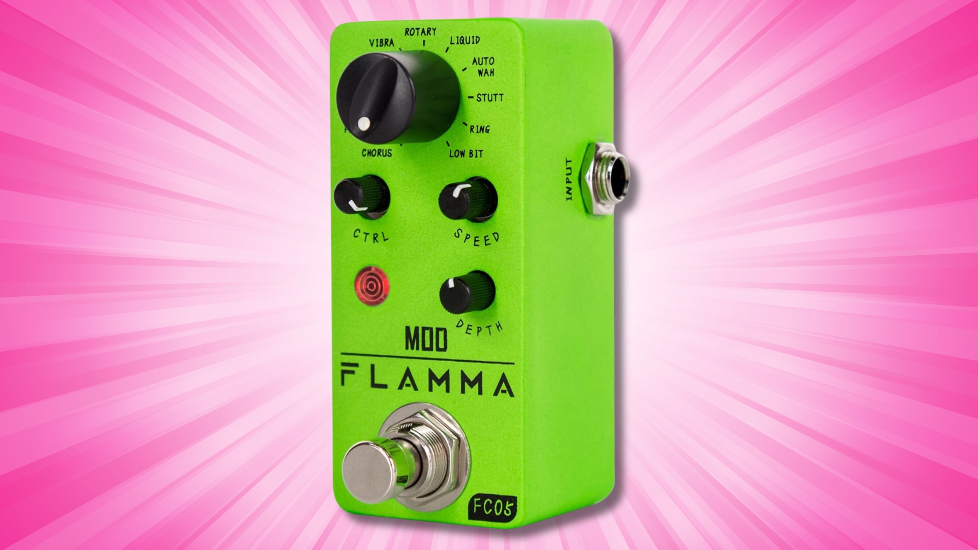 A Flamma FC05 Mini Modulation guitar pedal