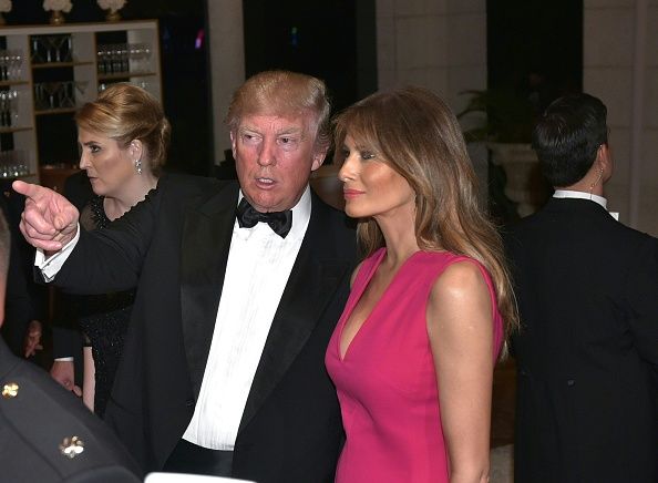 Donald Trump and Melania Trump.