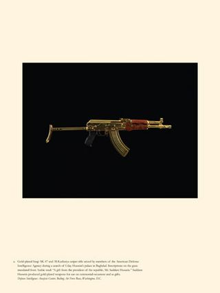 Gold-plated Iraqi AK-47