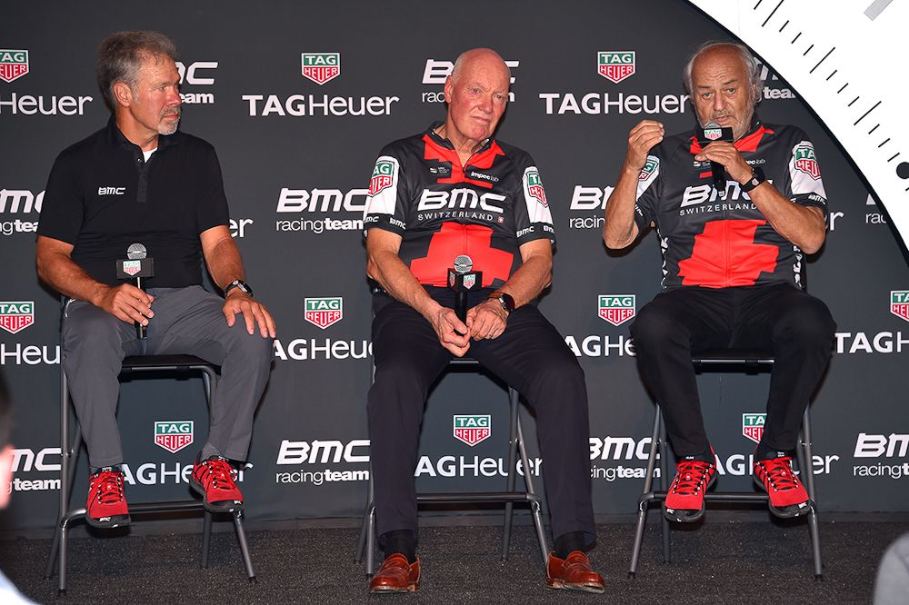 Jim Ochowicz, Jean-Claude Biver and Andy Rhis