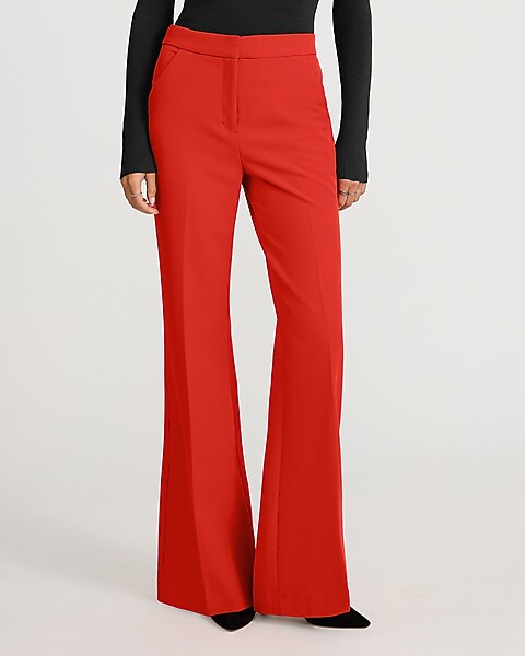 Editor Signature Stretch High Waisted Flare Trouser