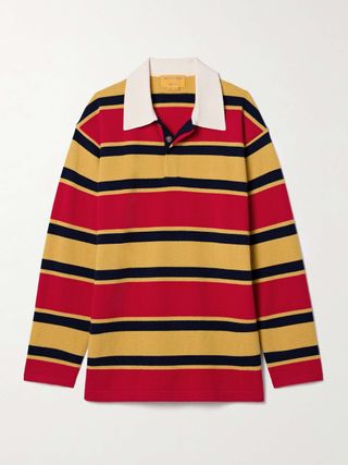 Rugby Striped Cashmere Sweater