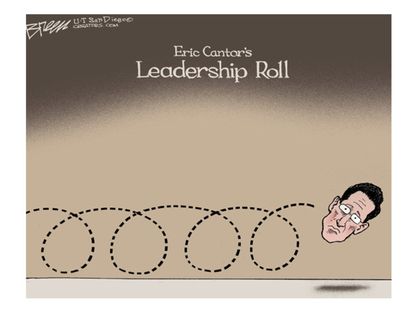 Political cartoon Eric Cantor
