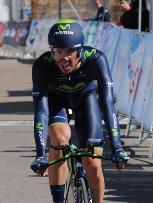 Javi Moreno (Movistar) made a good effort to finish 8th