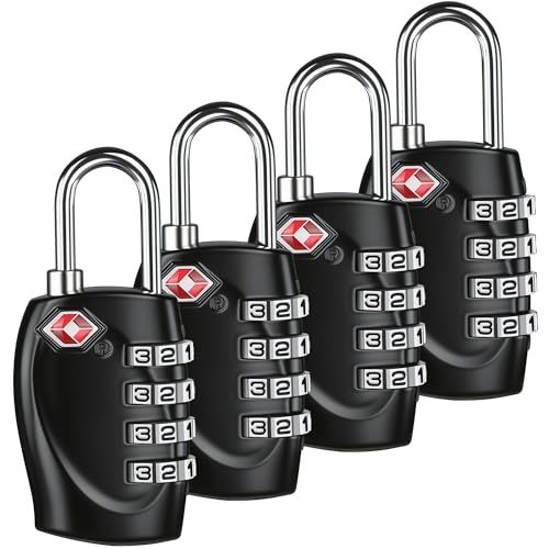 4-pk digit combination padlock