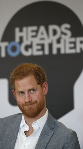 Prince Harry at a 'Heads Together' event