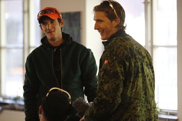 Brothers Fr&auml;nk and Andy Schleck