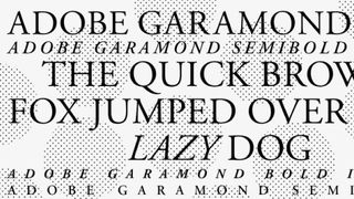 Type specimen of Garamond