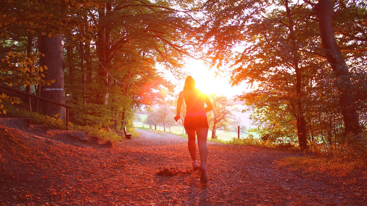 Running autumn vitamin D