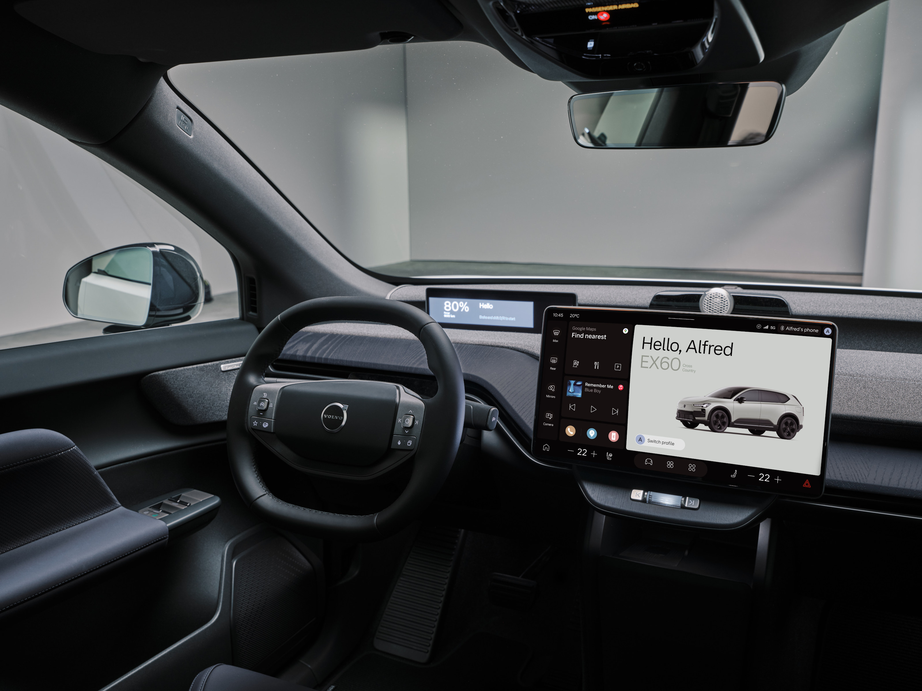 Inside the Volvo EX60 Cross Country