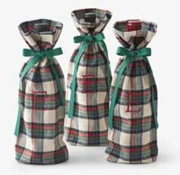 The Company Store Flannel Wine Bags (Set of 3) The Company Store Flannel Wine Bags (Set of 3)